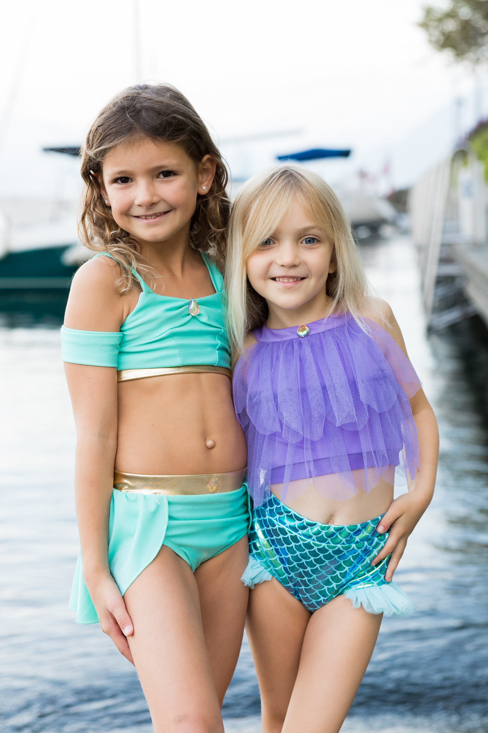 Kids Fashion  Princess Perfect Pink Mermaid Swimsuit Bikini and Tail –  3rdpartypeople
