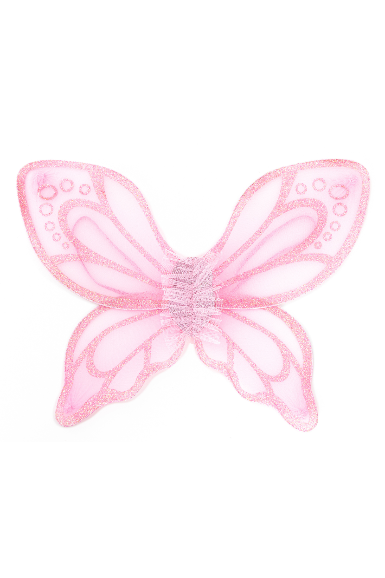 Pink Sequins Butterfly Dress & Wings