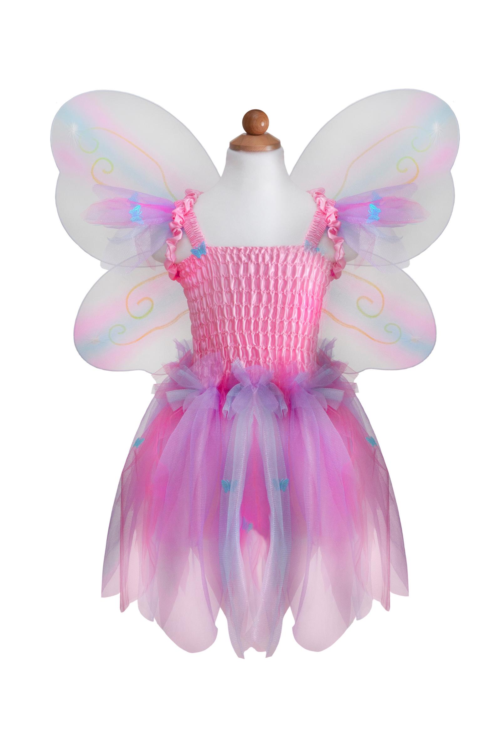 Butterfly Dress with Wings & Wand Pink Size 5-6 – Boxfetti.ae