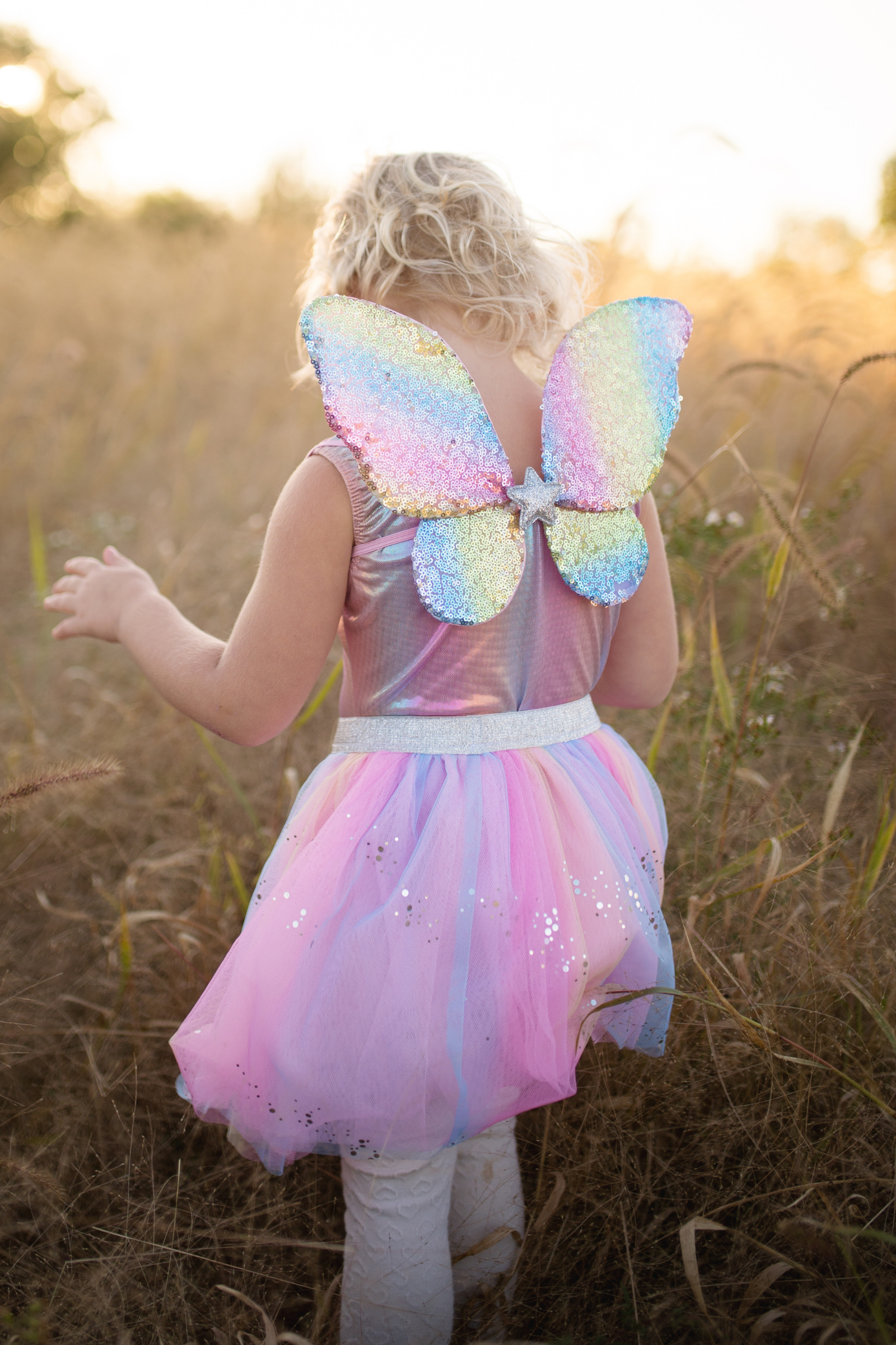 Pink Sequin Fairy Dress