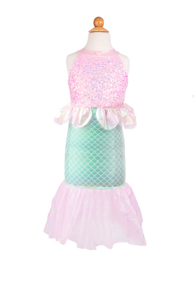 girls' mermaid dress Misty Mermaid Dress Size 5-6 / Purple/Teal