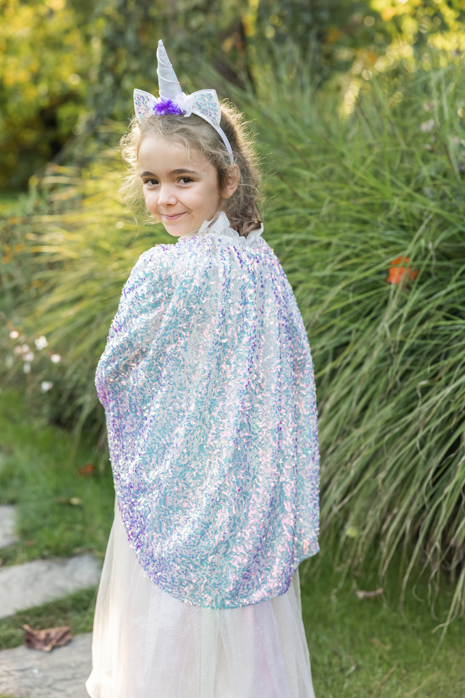 Unicorn Sparkle Cape and Headband