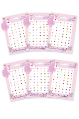 6 Packs Unicorn Nail Stickers