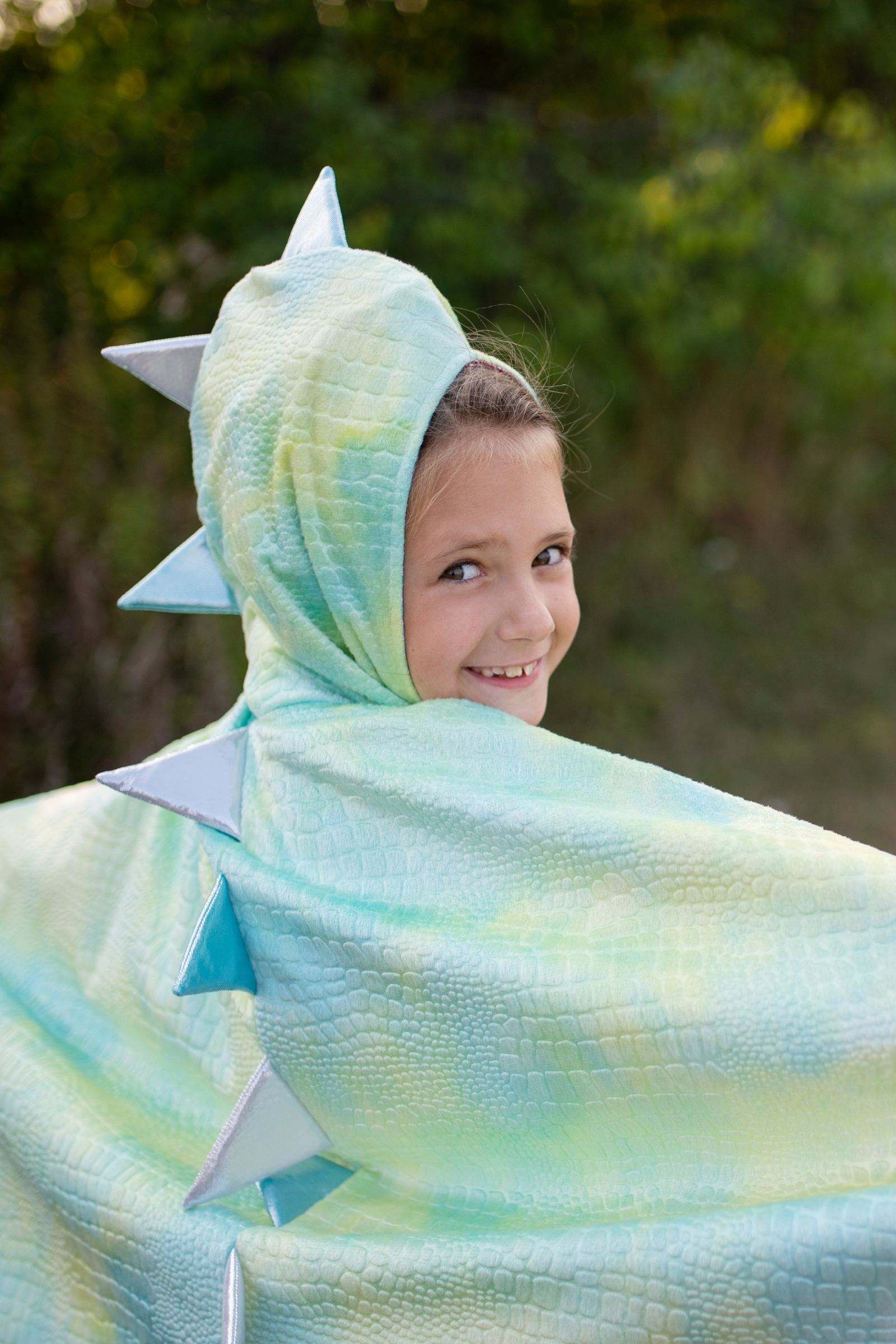 Rainbow Reversible Unicorn Dragon Cape