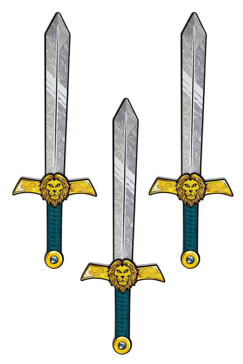 3 Piece Lionheart Warrior Sword Bundle