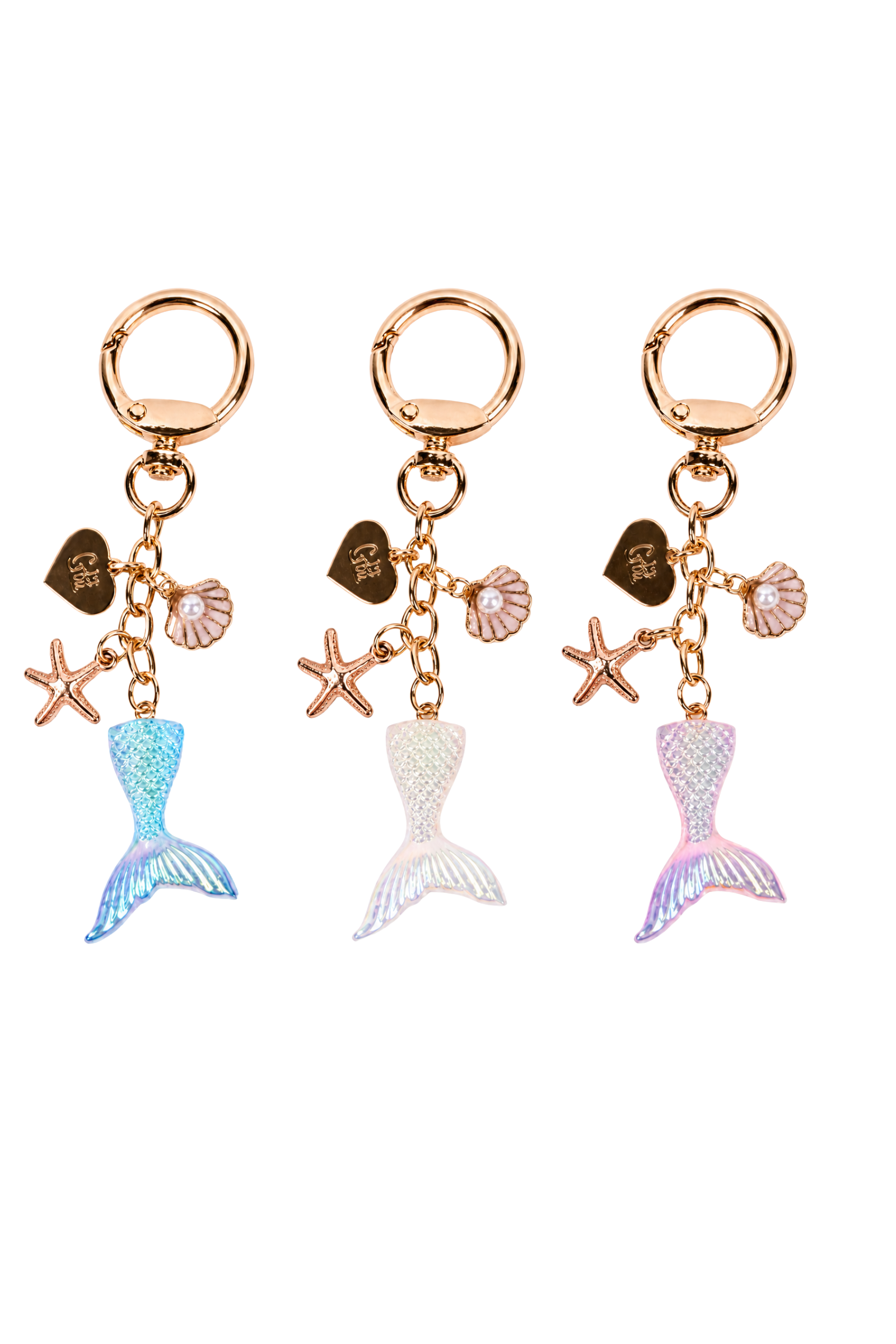 Boutique Deep Sea Dream Bag Charm, 3pcs Assorted