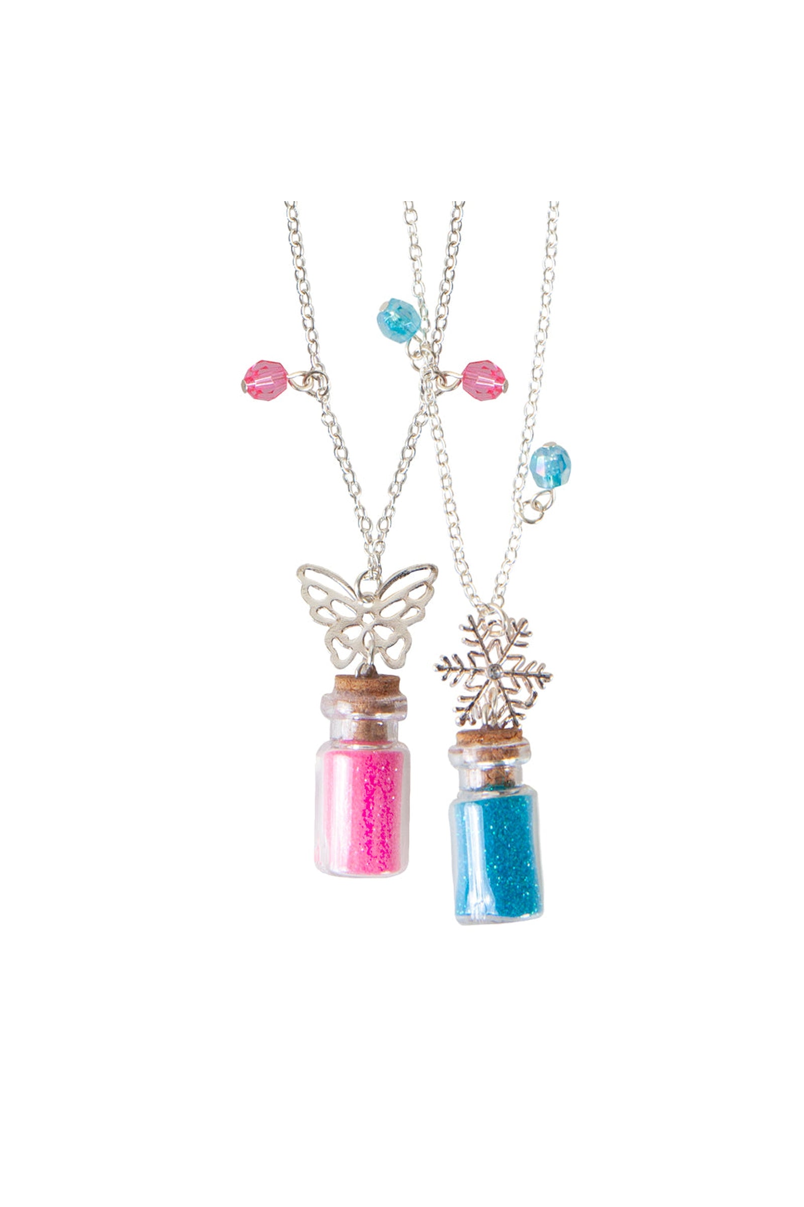 Fairy Princess Dust Necklaces, 2pcs Assorted