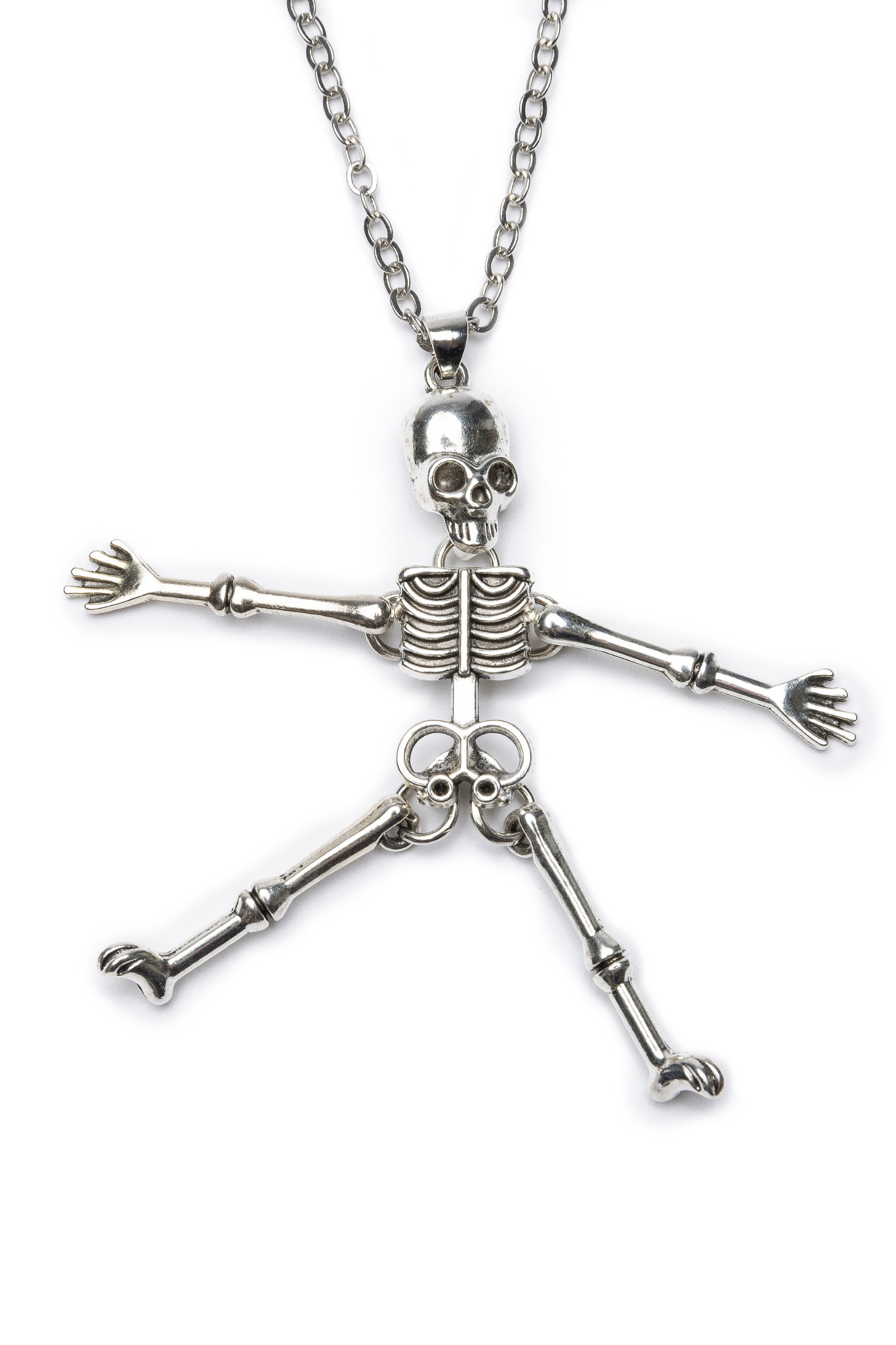 Spooky Scary Skeleton Necklace
