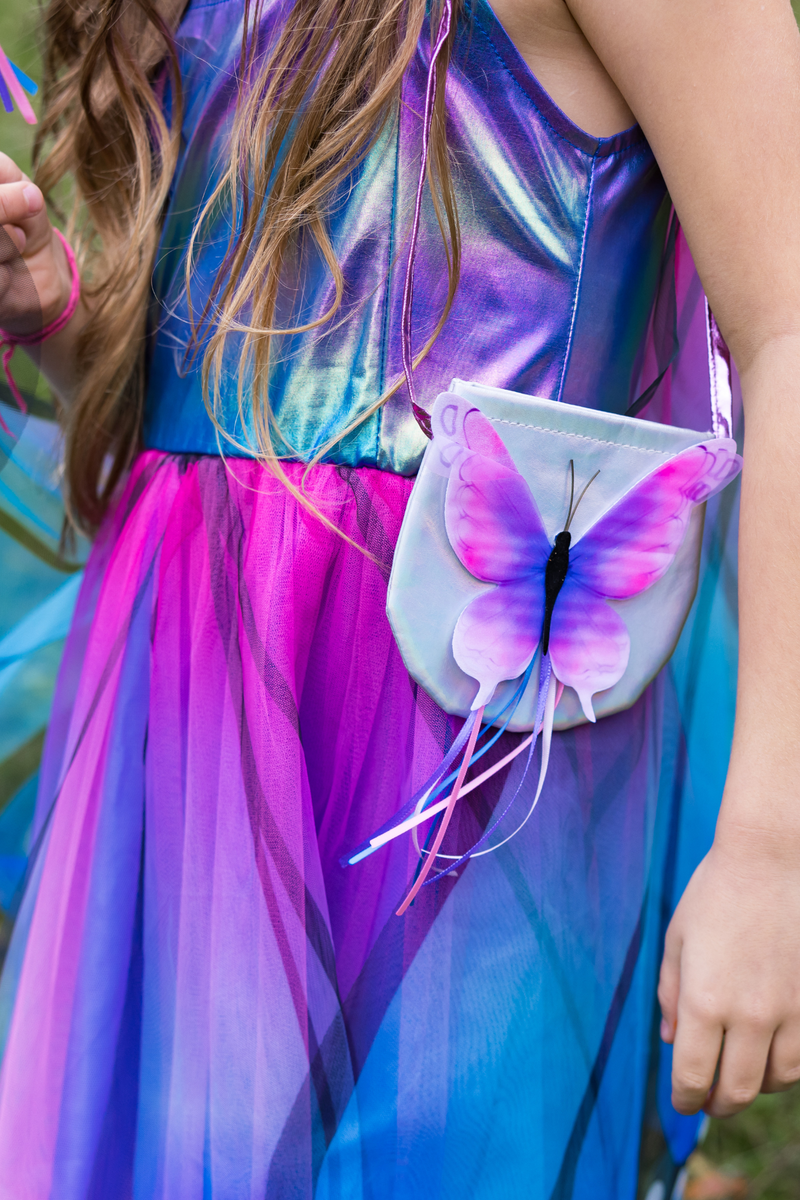 Butterfly Twirl Dress with Wings & Headband