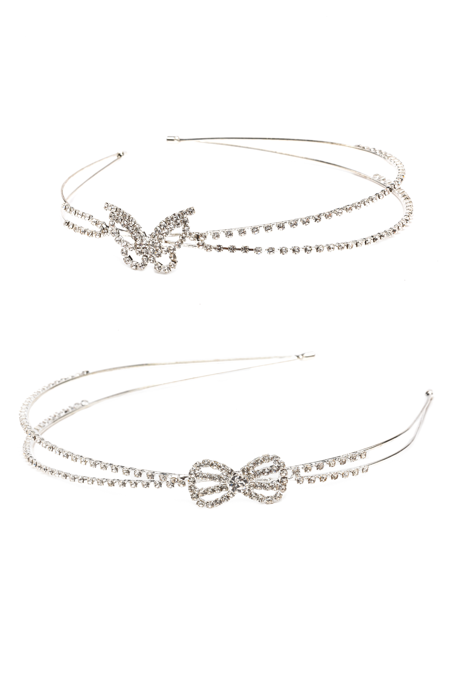 Boutique Butterfly Bow Headband, 2 pcs Assorted