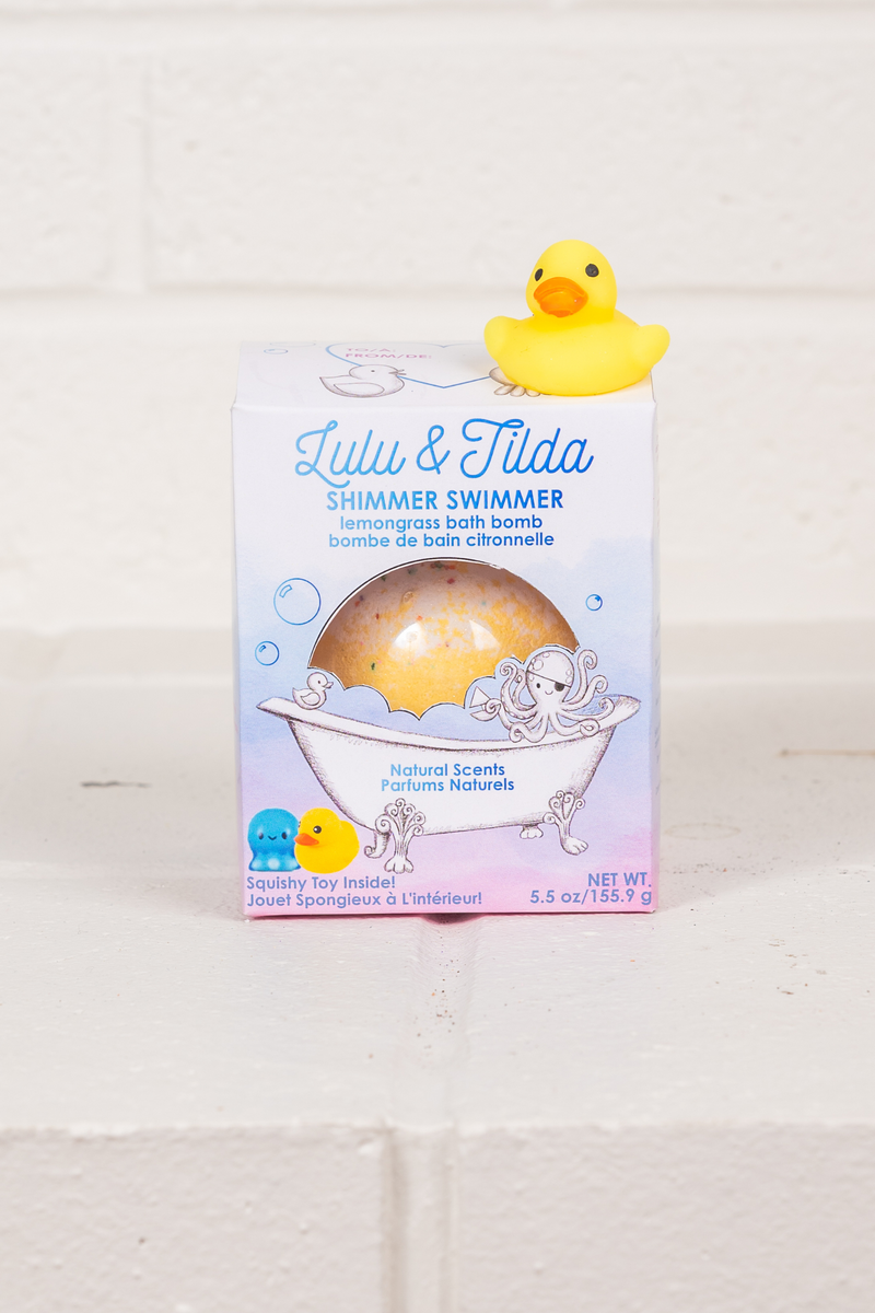 Bath Bomb with Surprise Squishie Inside