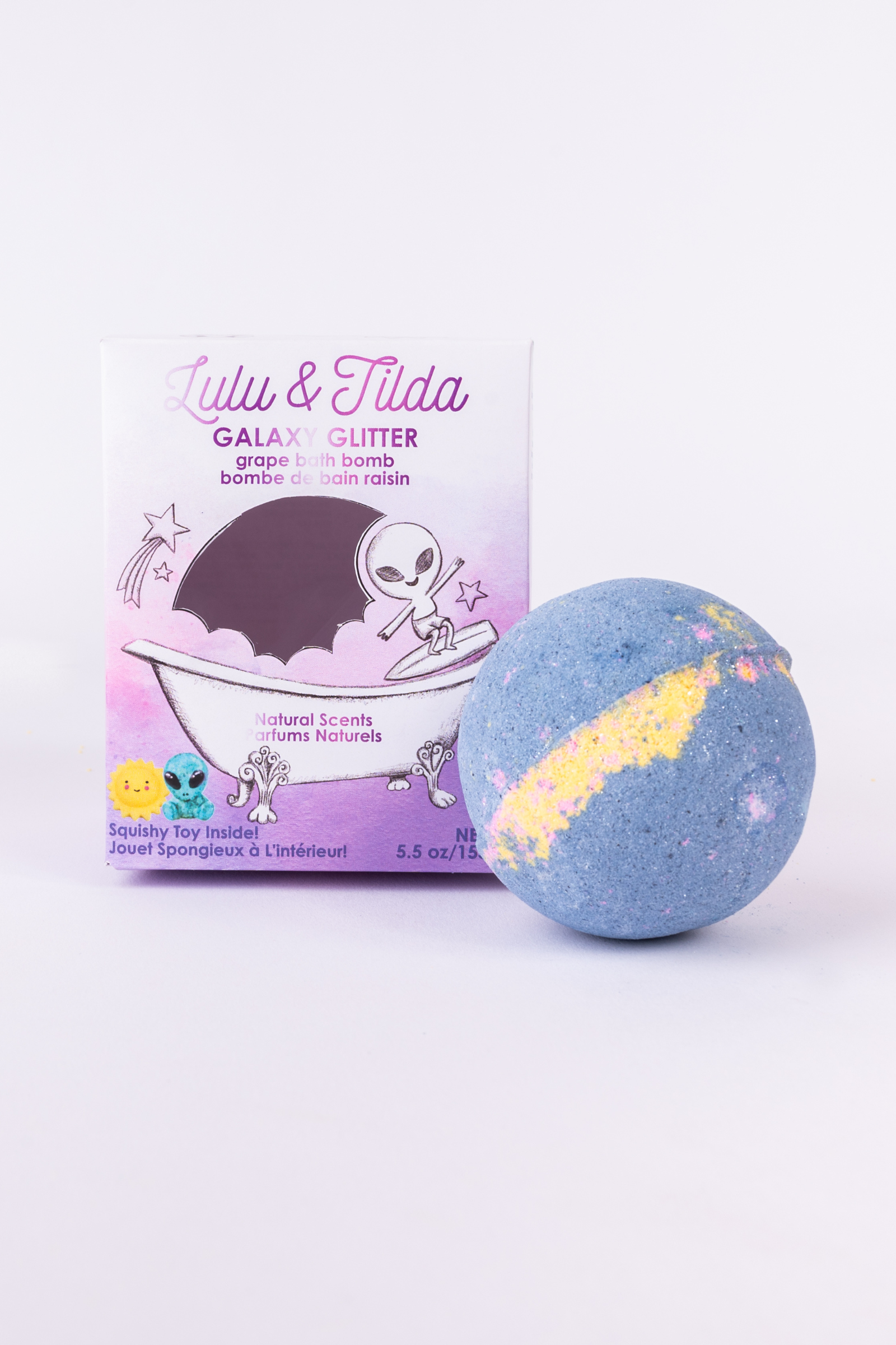 Galaxy Glitter Bath Bomb