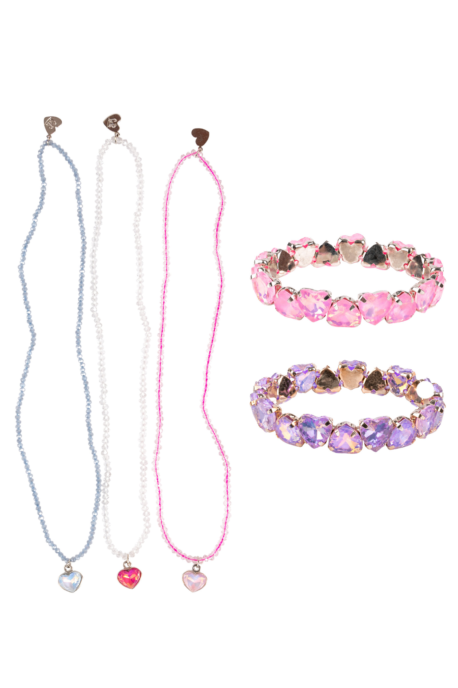 My Precious Sparkly Heart 5pc Jewelry Bundle