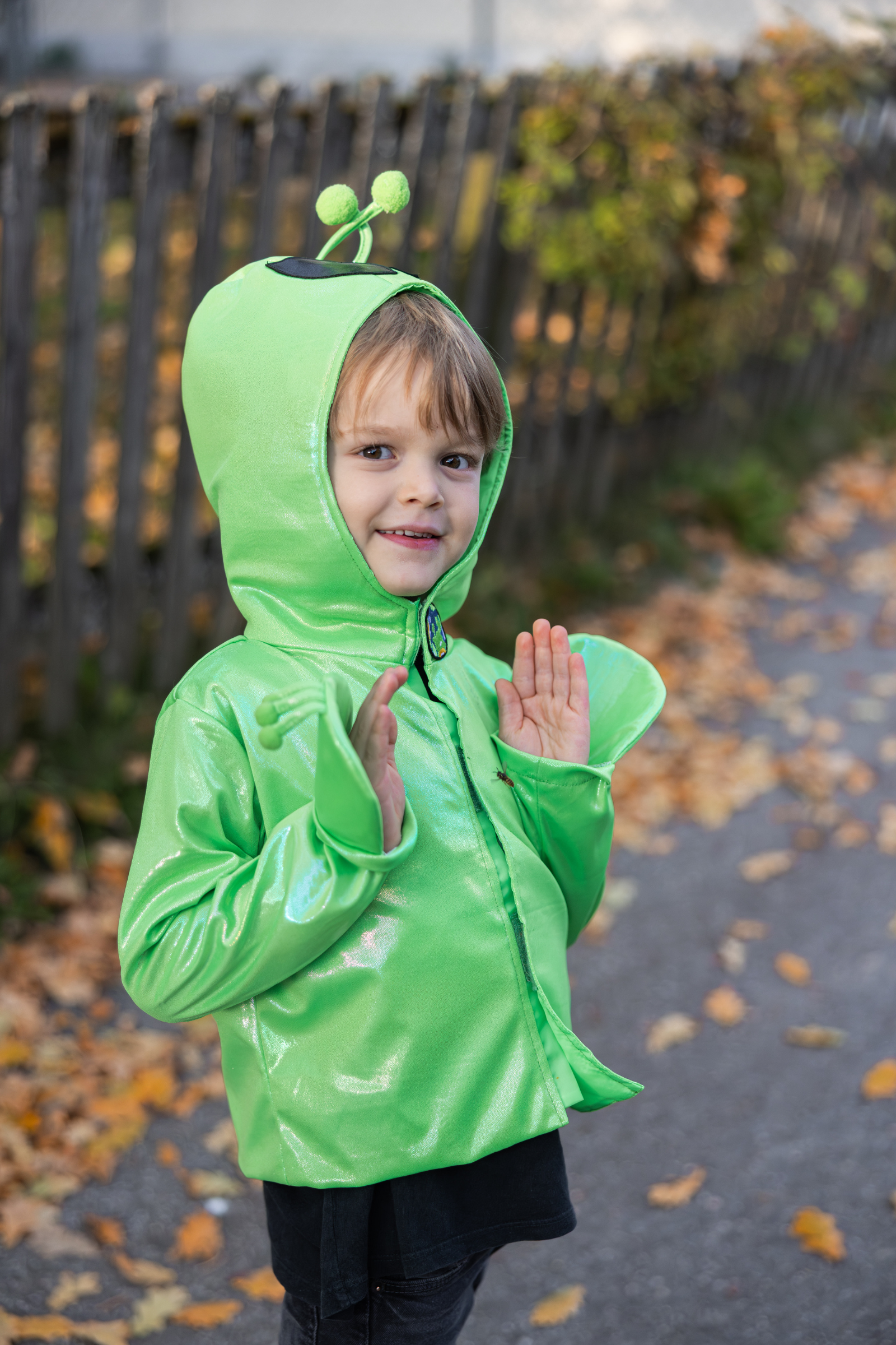Galaxy Invader Jacket with Hood