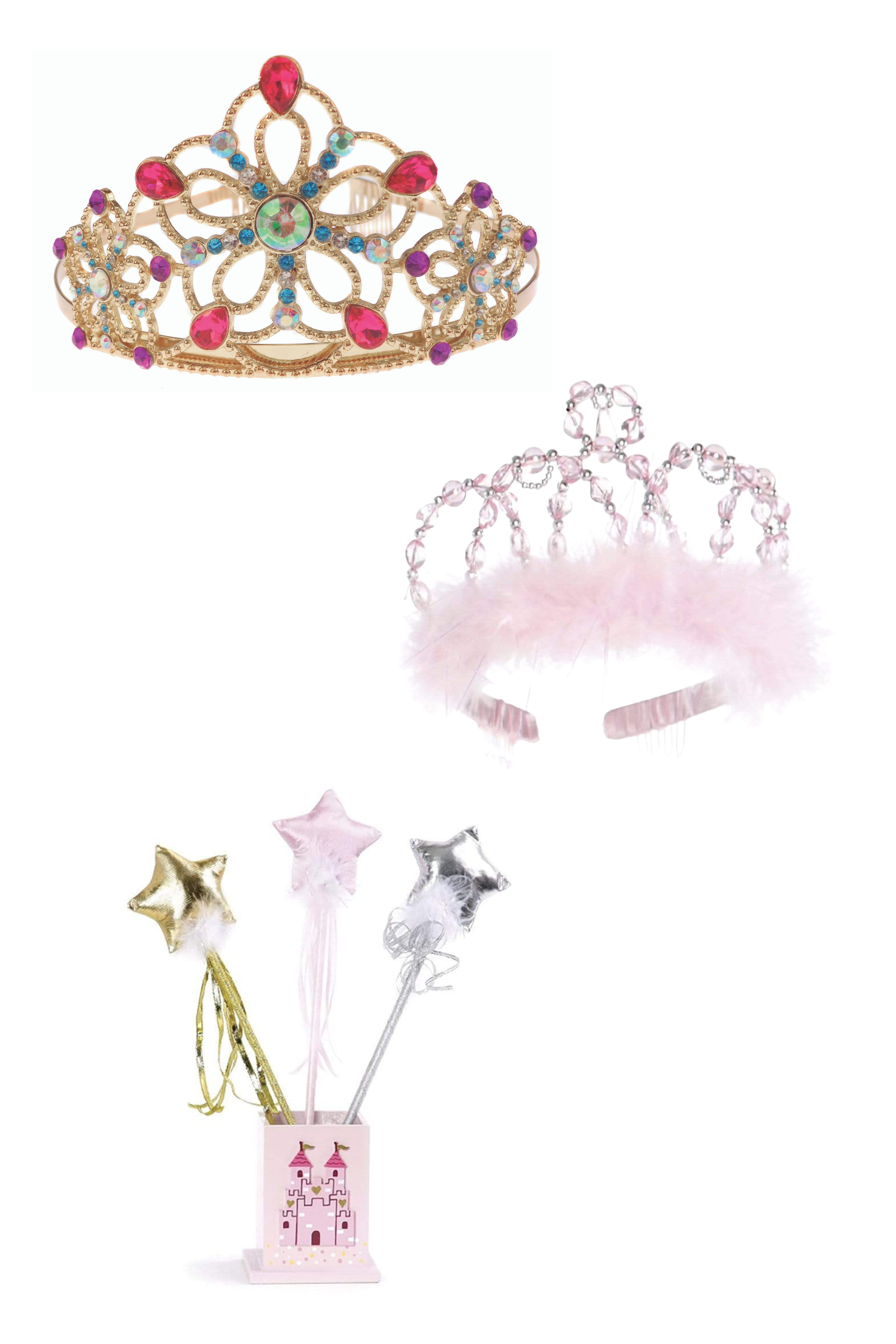 Fancy Princess Tiara Deluxe Accessory Bundle