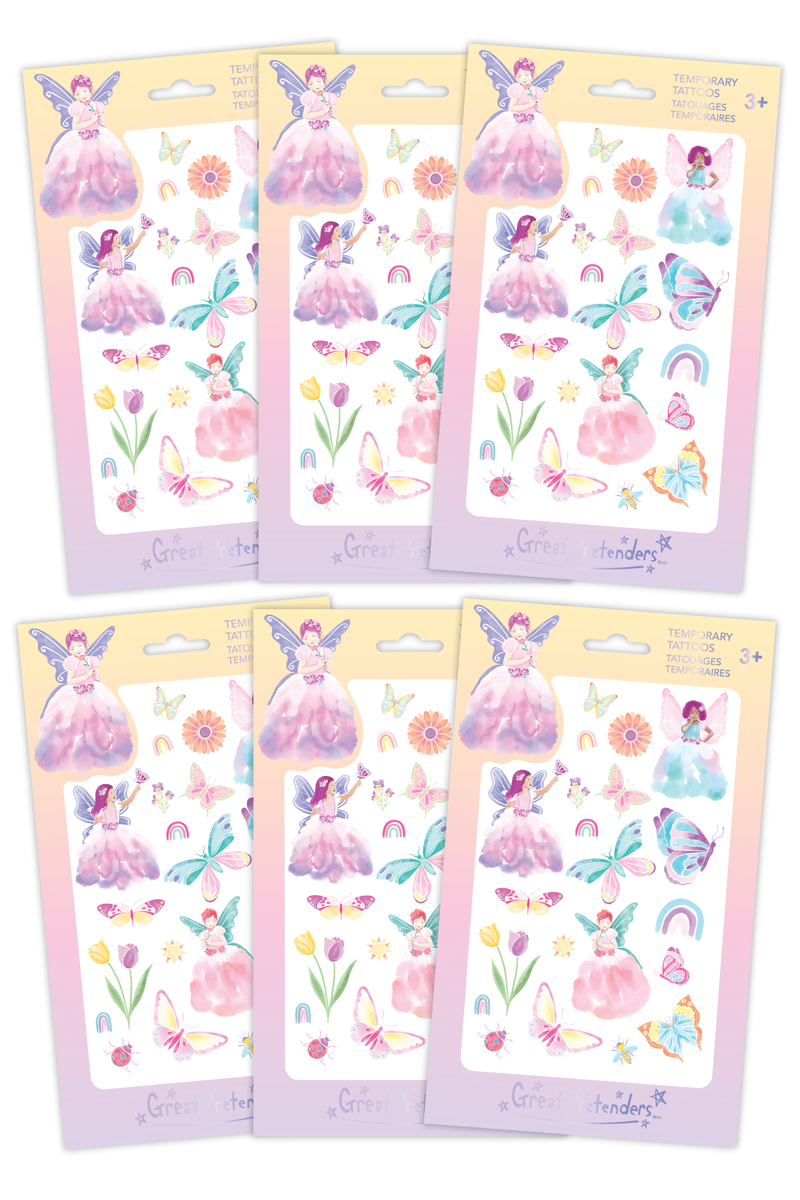 Butterfly Fairy Tattoos, 6pcs Bundle-Great Pretenders USA-Great Pretenders USA