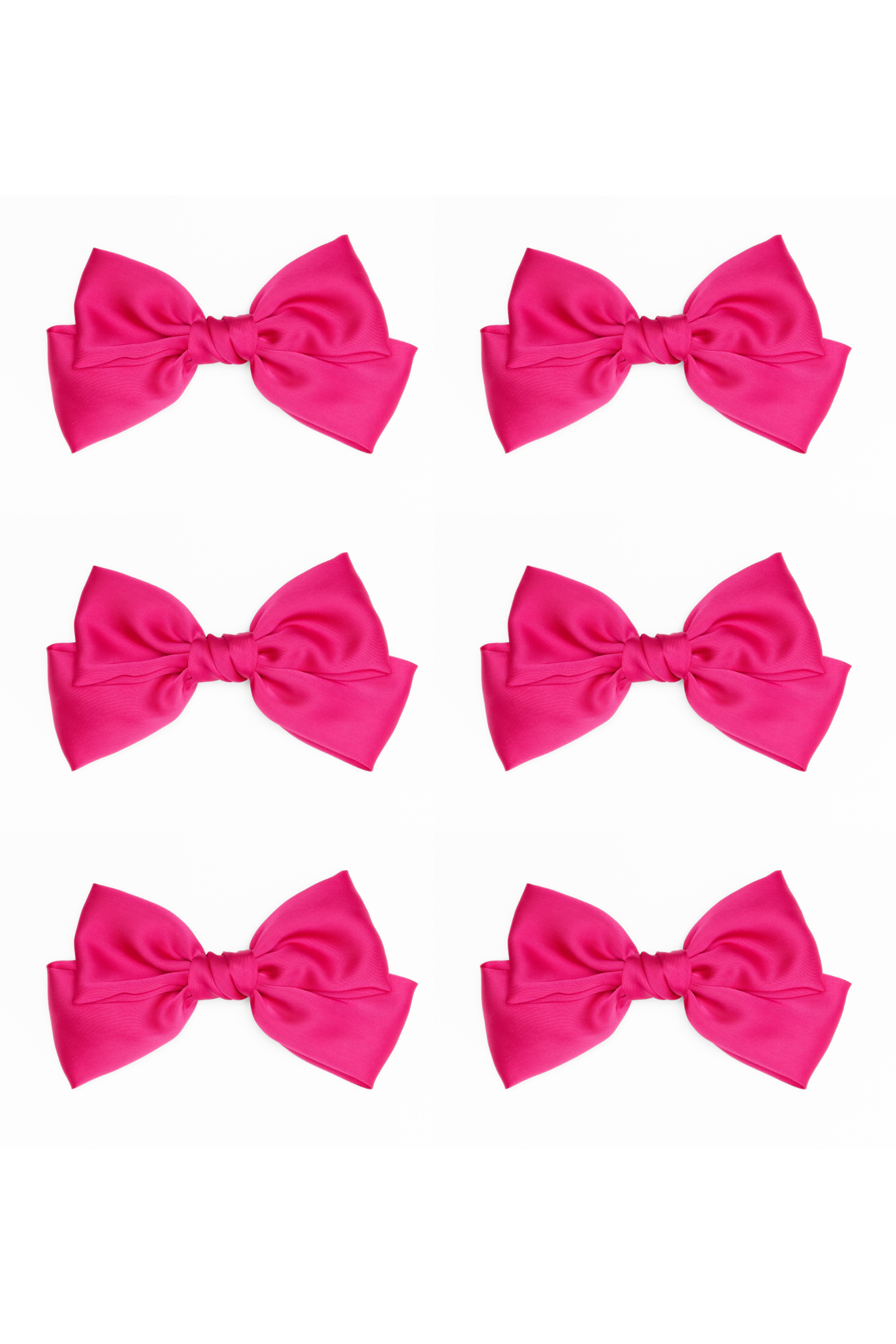 6pcs Cheer Bow Hairclip Bundle