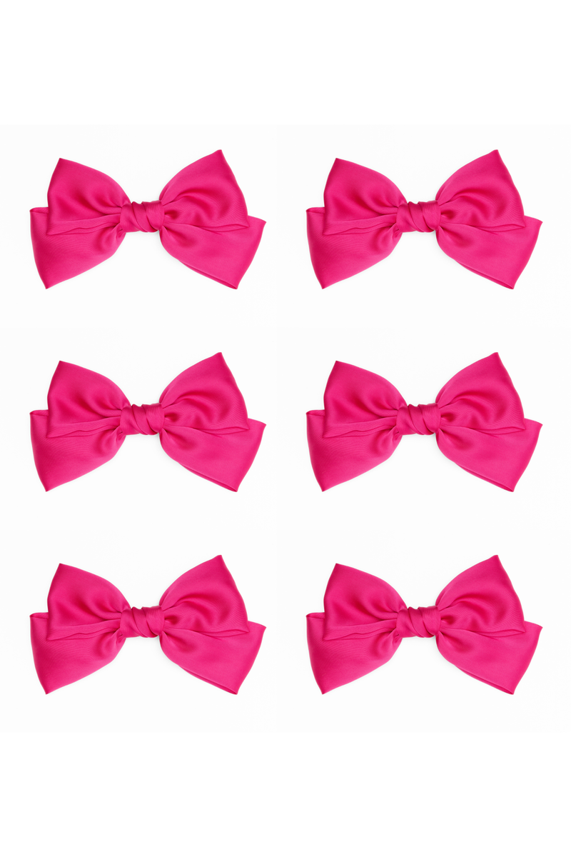 6pcs Cheer Bow Hairclip Bundle-Retail-Great Pretenders USA