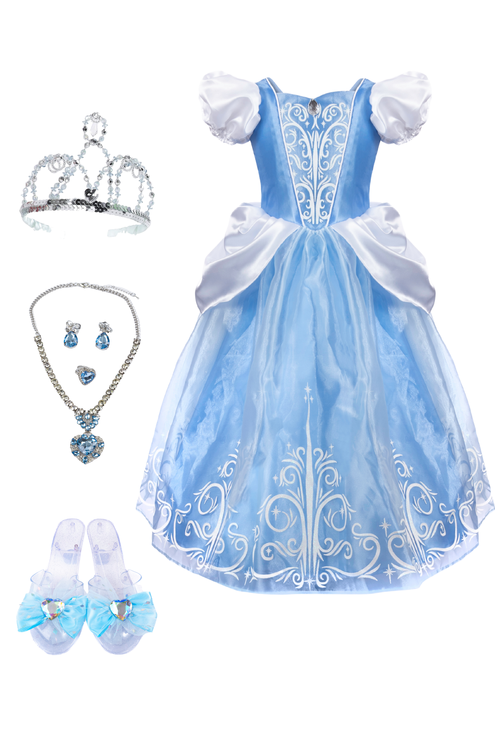 Glass Slipper Princess Costume Bundle