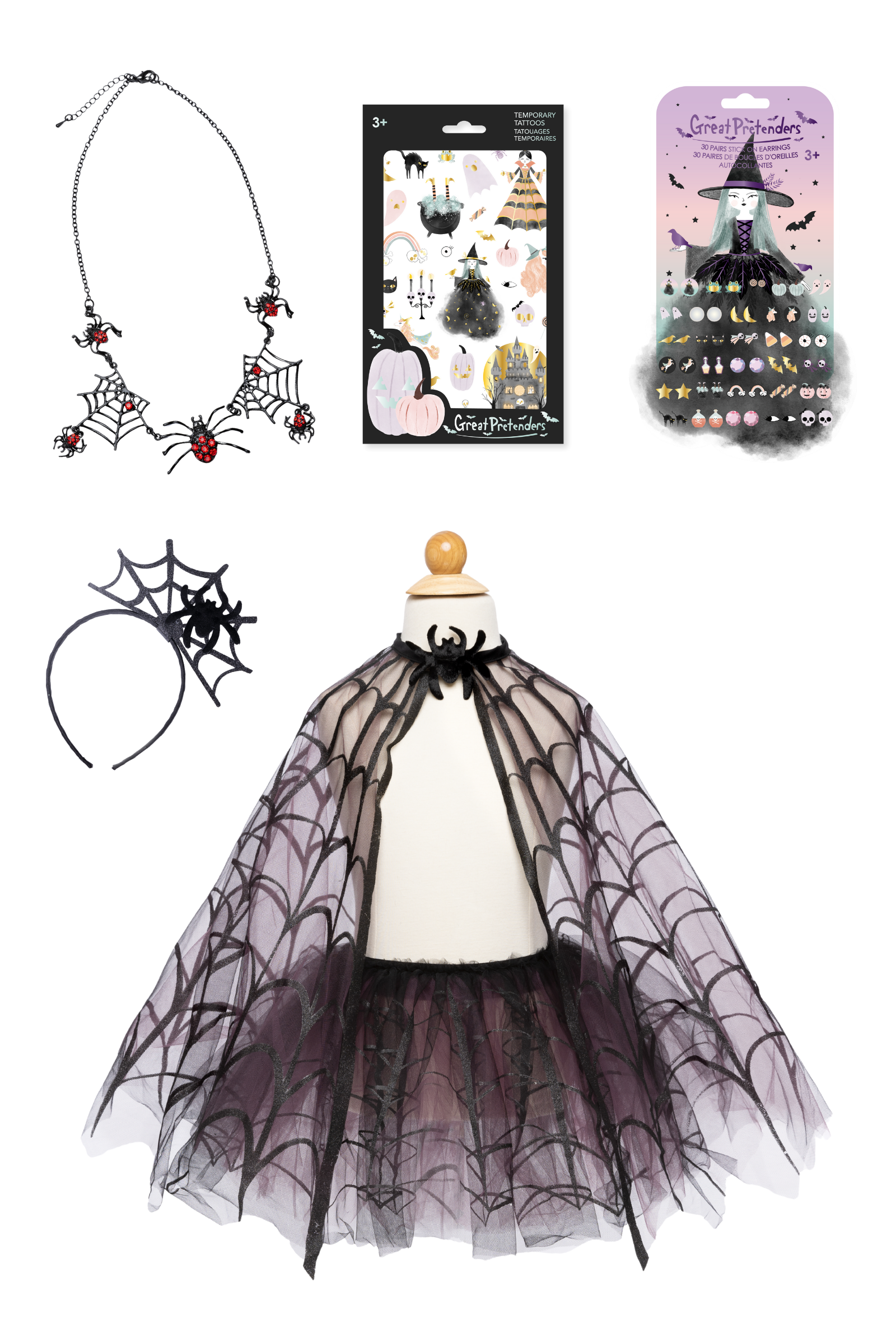 Spider Witch Tutu Costume Bundle