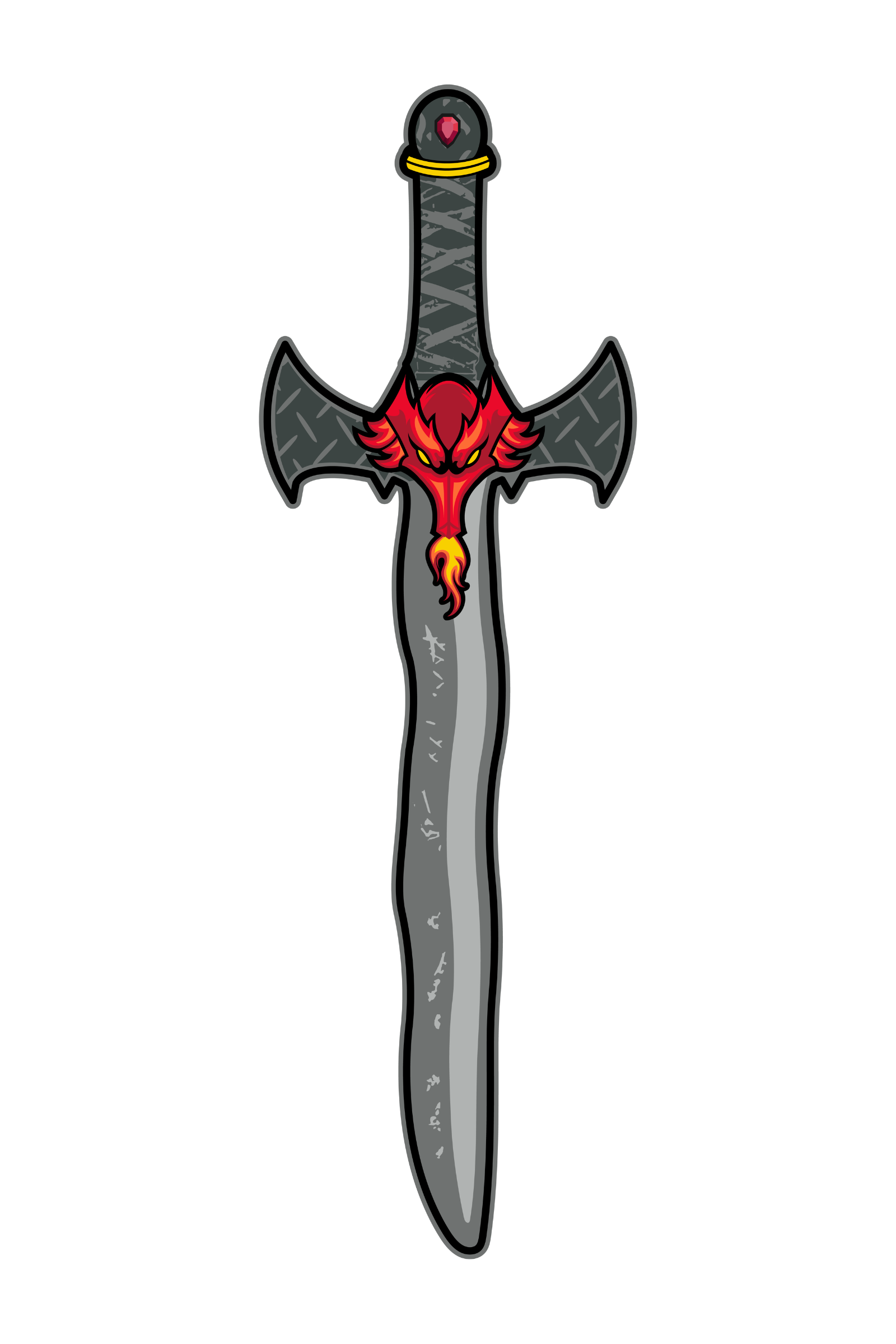 EVA Foam Sword-Sword-Retail-Red Dragon-Great Pretenders USA