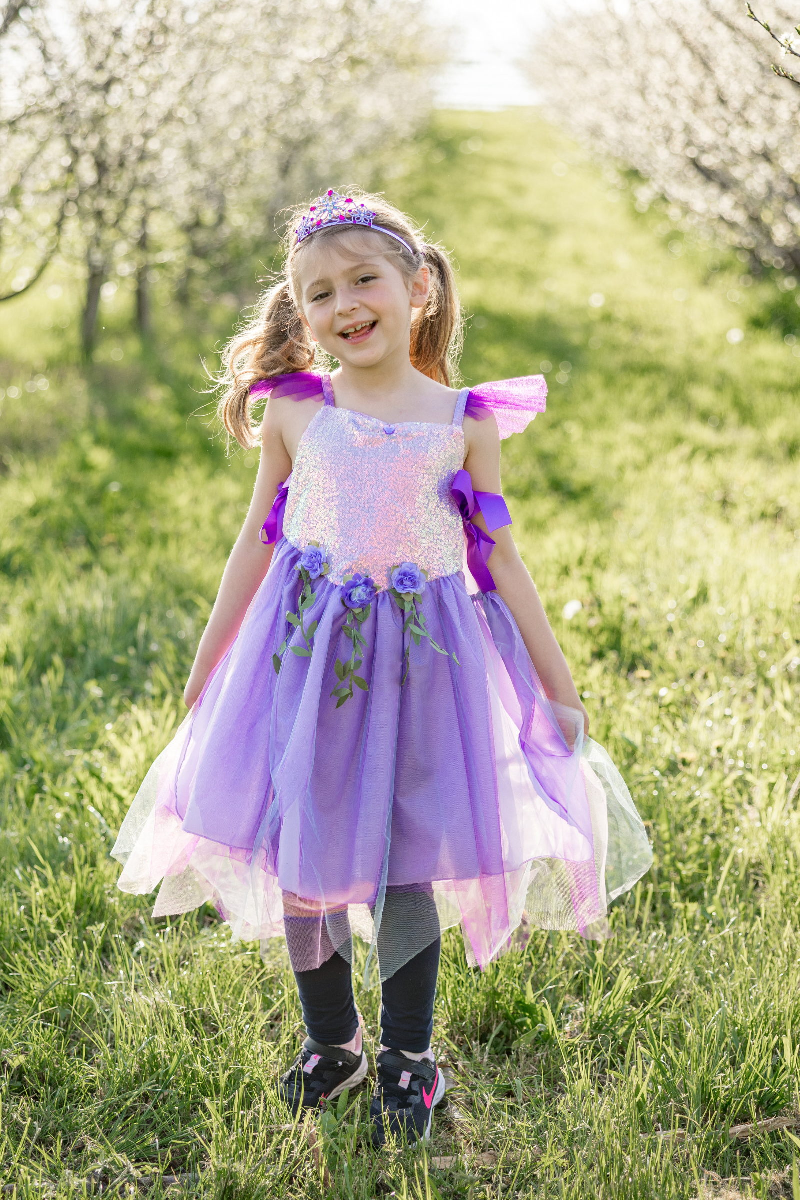 Lilac Sequins Forest Fairy Tunic