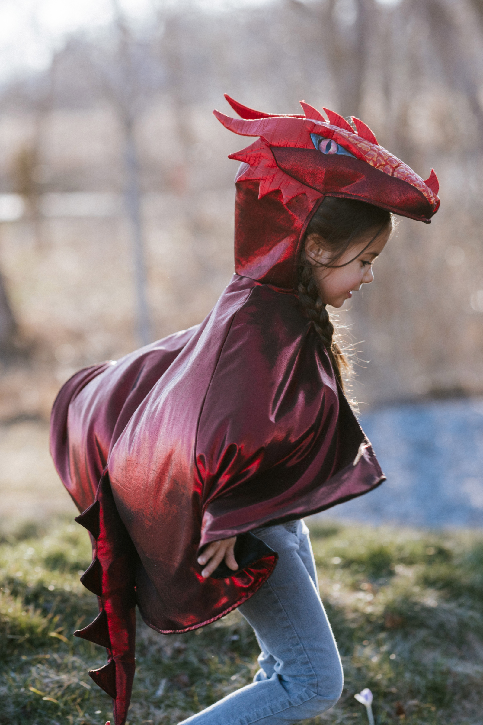 Ruby The Metallic Dragon Cape