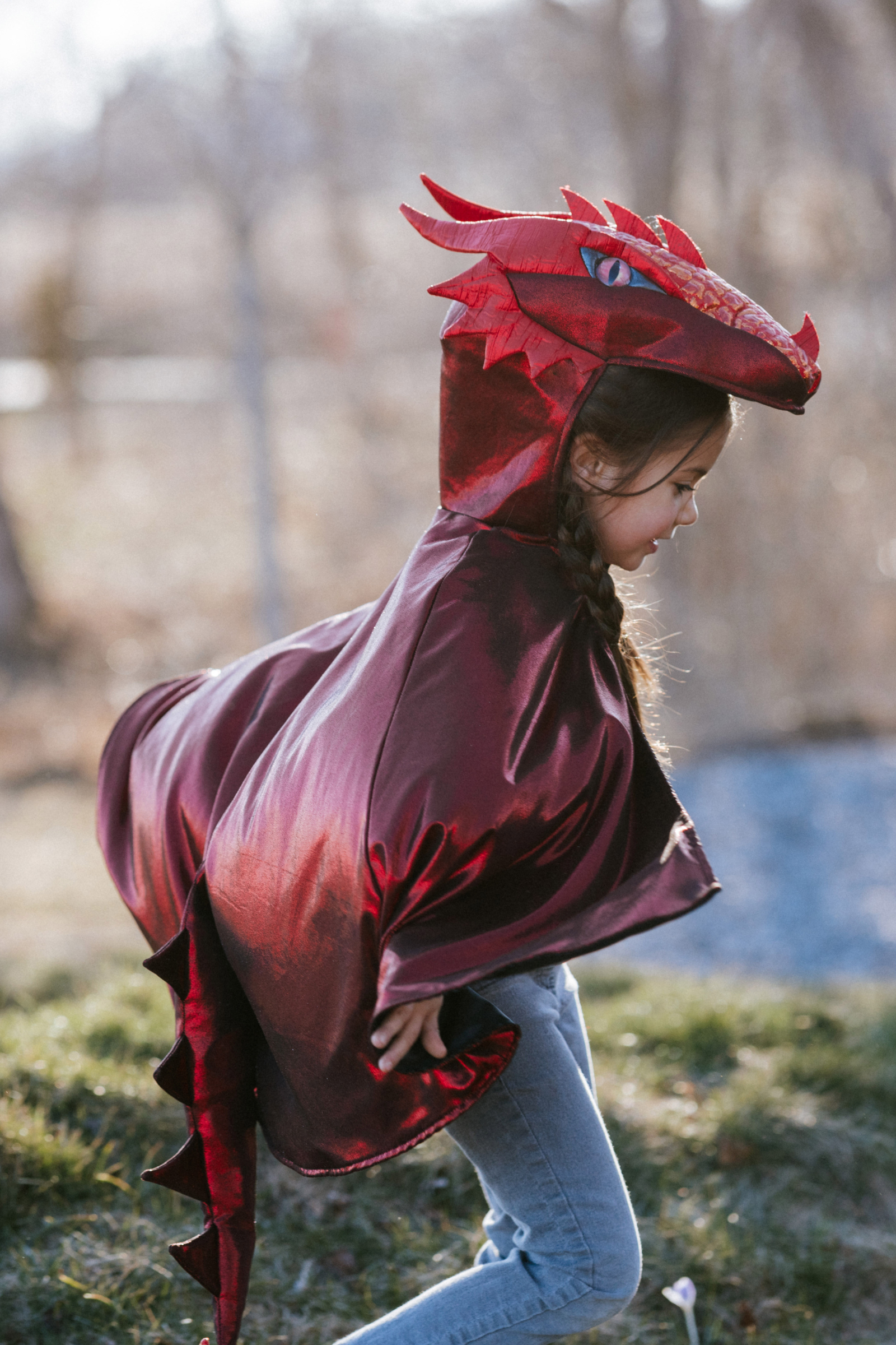 Ruby The Metallic Dragon Cape