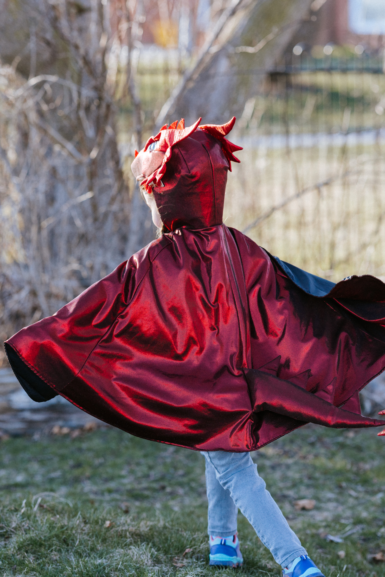 Ruby The Metallic Dragon Cape