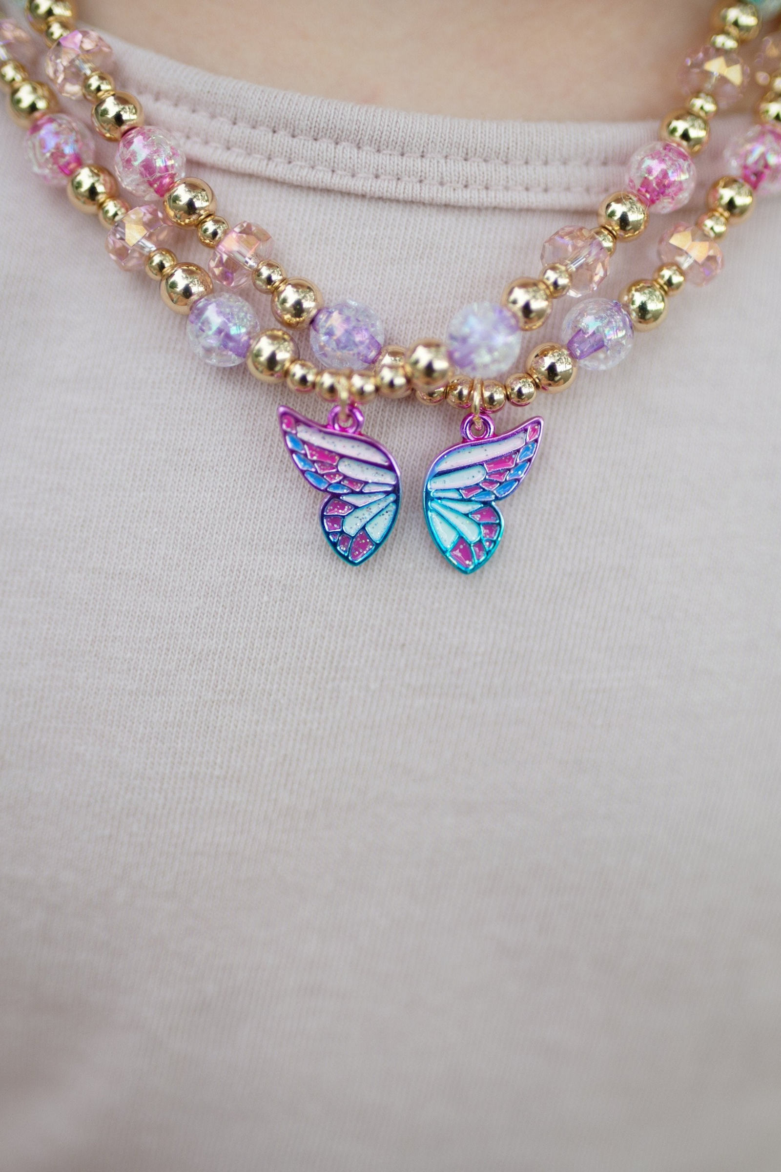 Butterfly Wishes BFF Necklaces