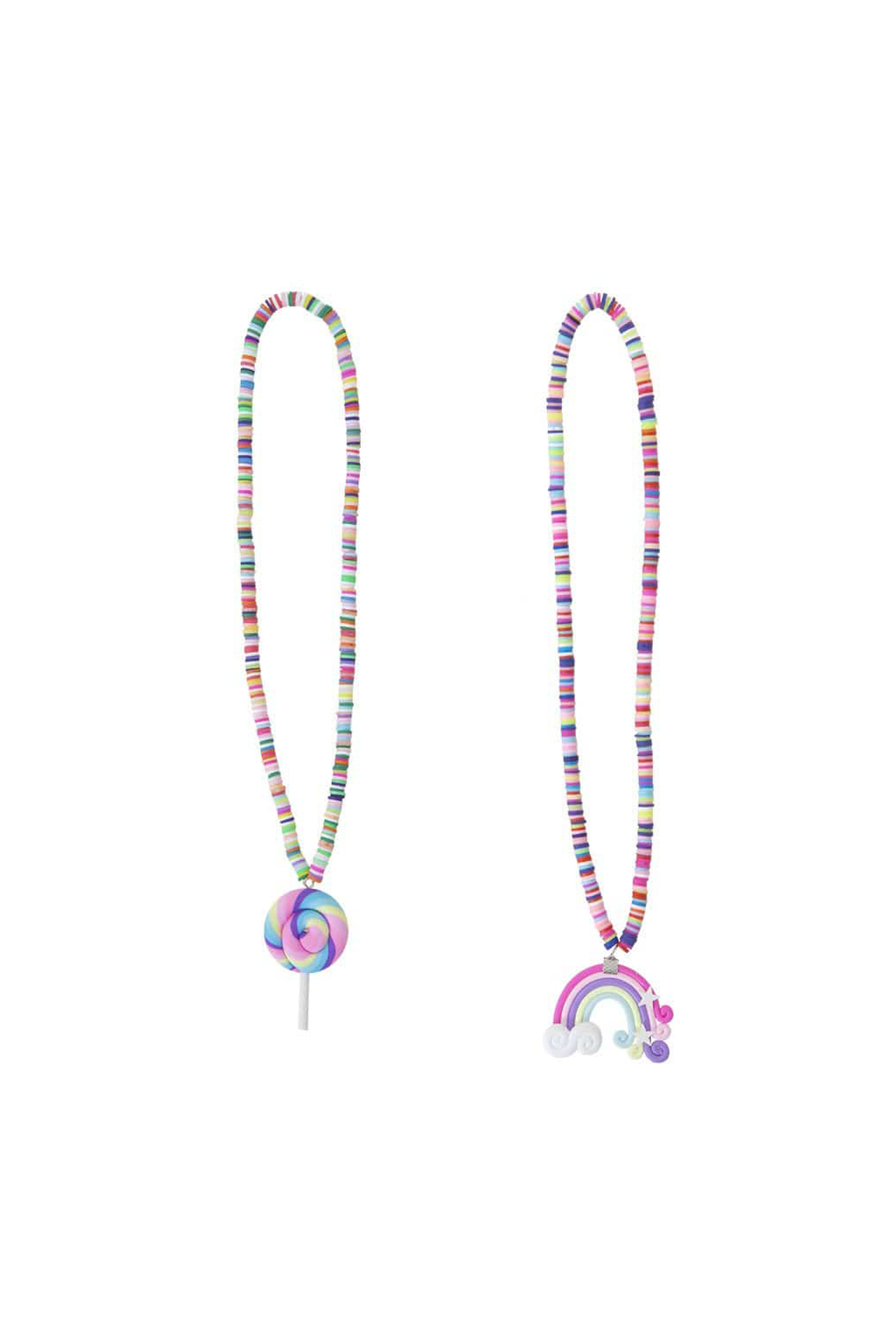 Rainbow Lolly Necklace, 2pcs Assorted