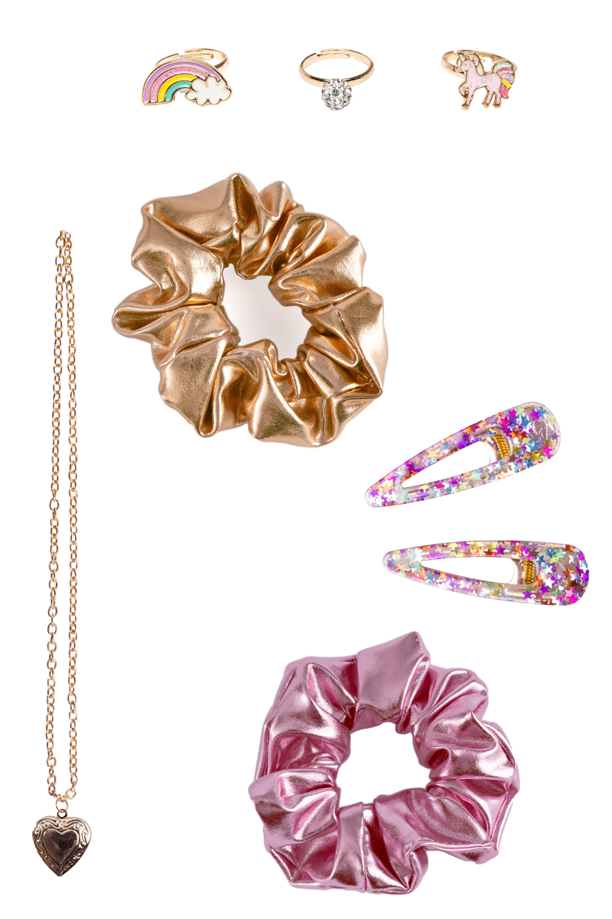 Elegant Golden Accessories Bundle