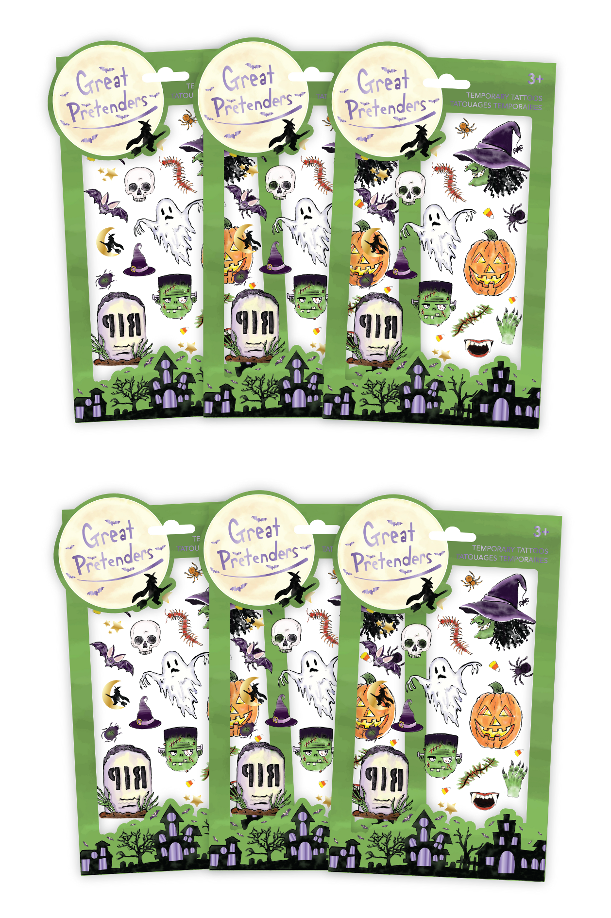 Fantastic Halloween Temporary Tattoo Bundle