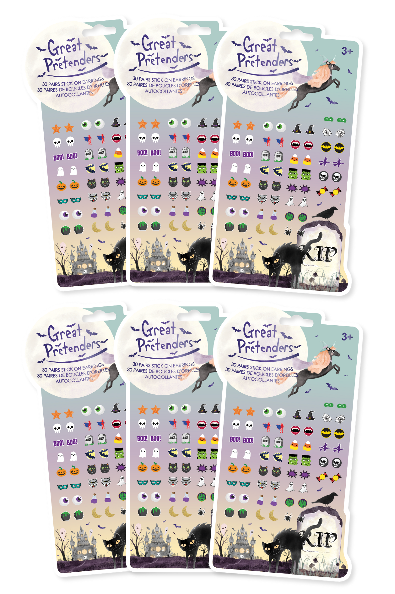 Halloween Sticker Earrings Bundle
