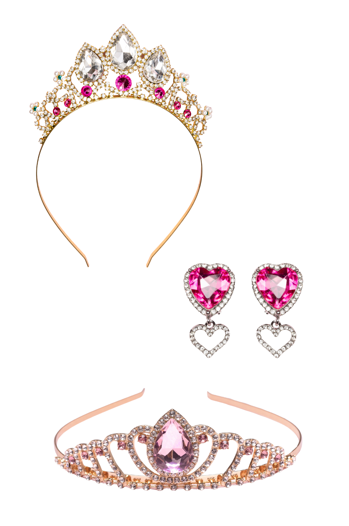 Ultimate Deluxe Royal Tiara 3pc Bundle
