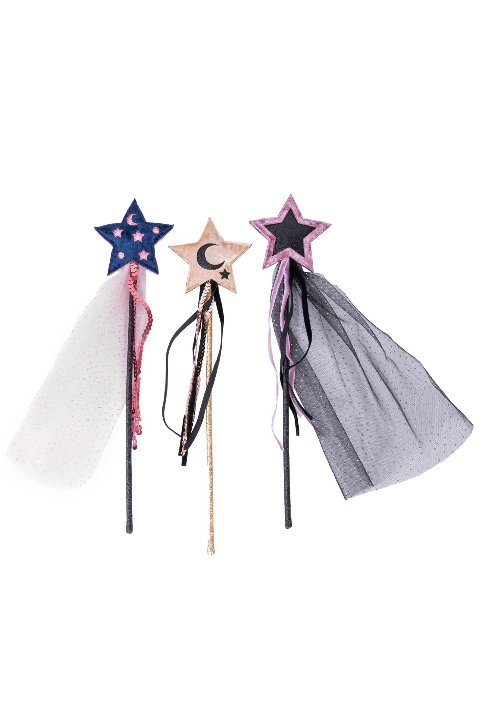Witching Hour Velvet Wands, 3pcs Assorted