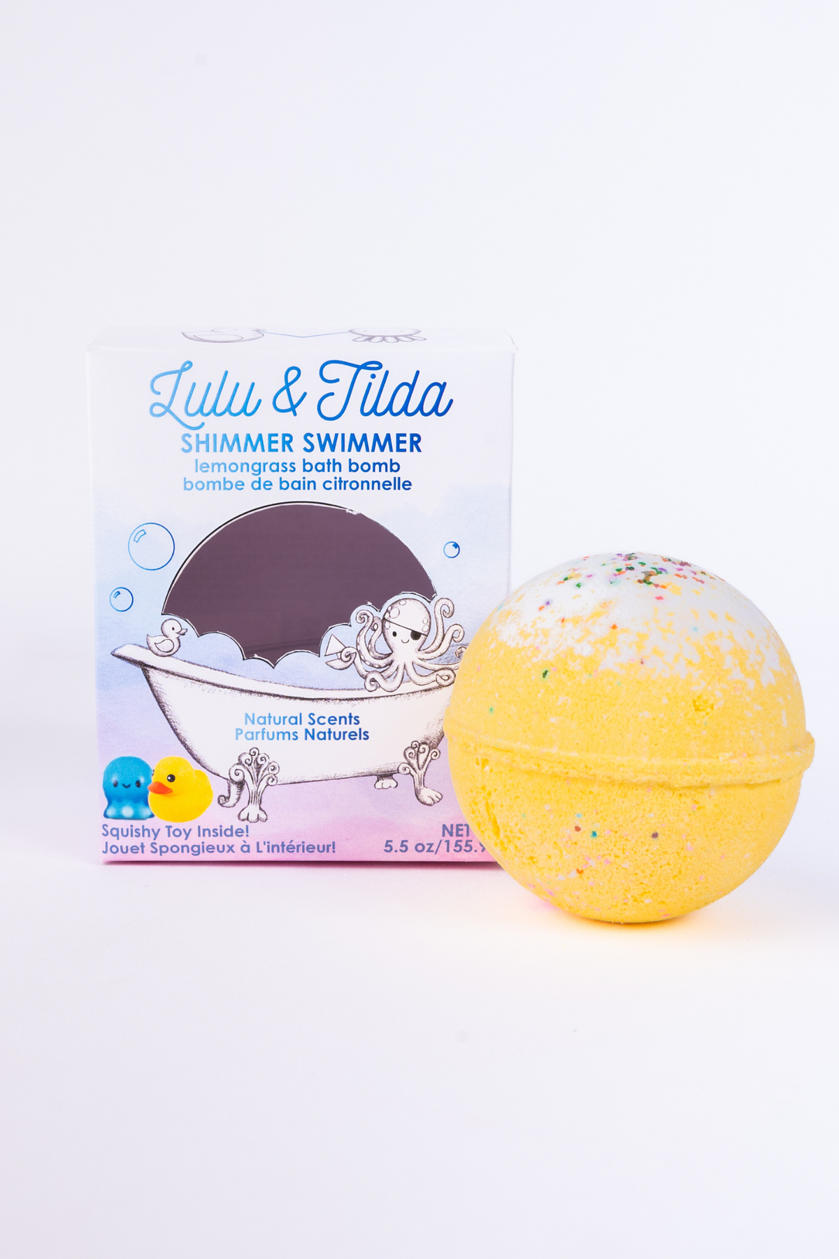 Bath Bomb with Surprise Squishie Inside