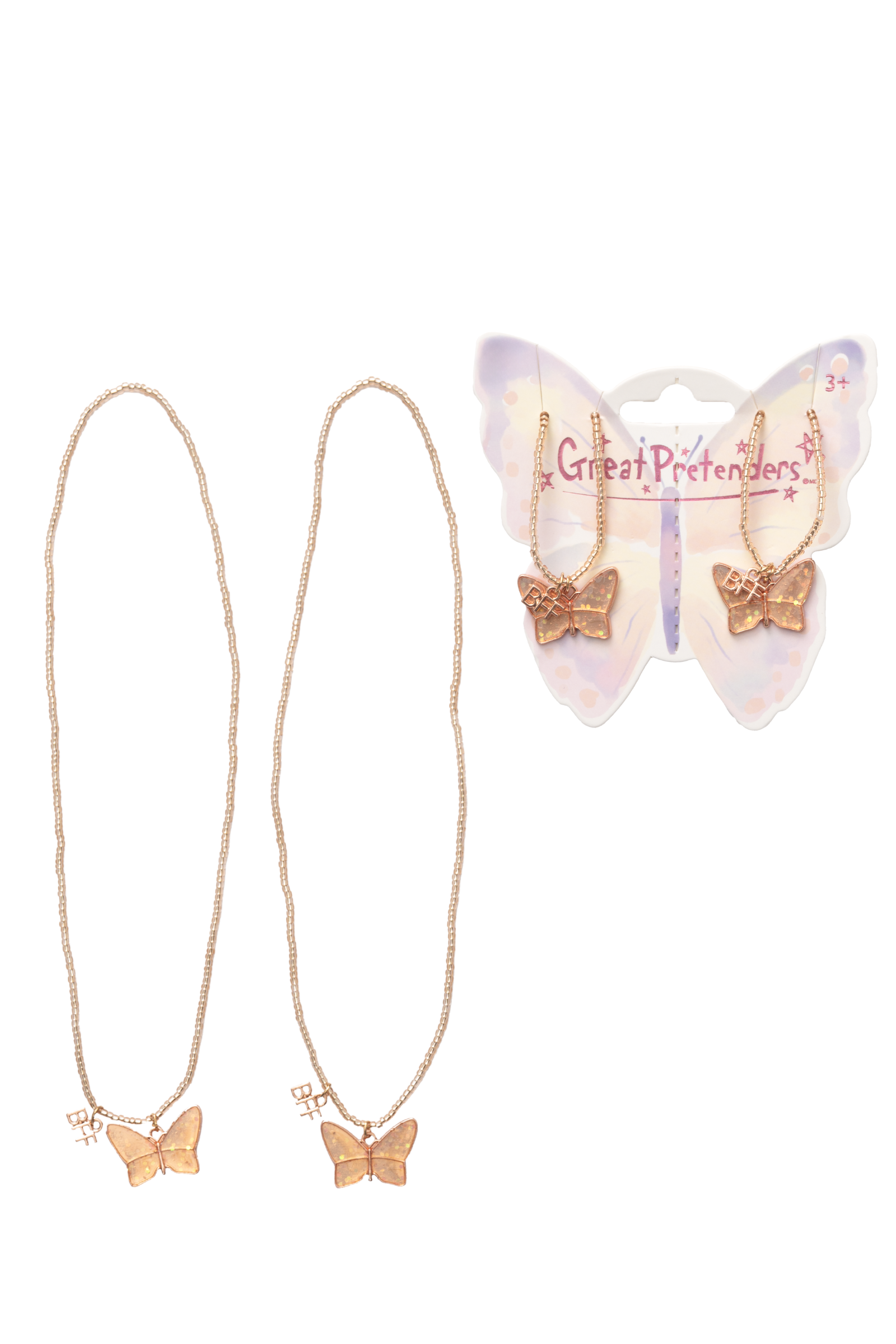 BFF Butterfly Share & Tear Necklaces