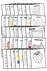 Summer Learning Materials - 100 pages!-Retail-Great Pretenders USA