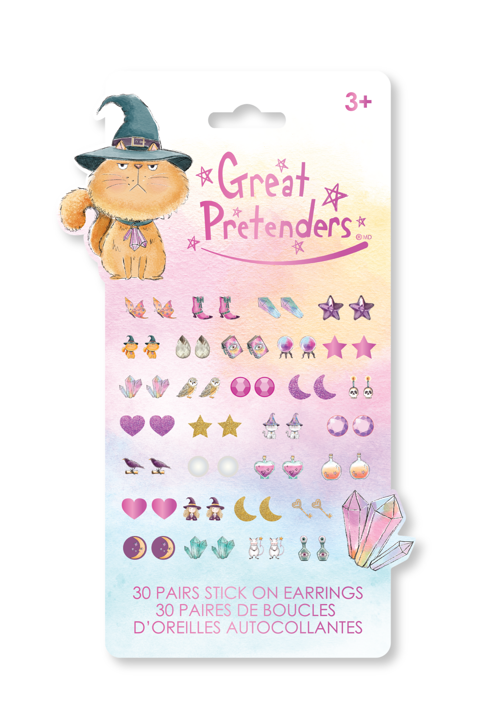 Grumpy Cat Spelltastic Stick on Earrings