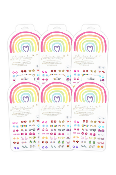 Rainbow Love Sticker Earrings - A2Z Science & Learning Toy Store