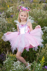 Woodland Butterfly Dress & Headpiece-Retail-Size 5-6-Great Pretenders USA