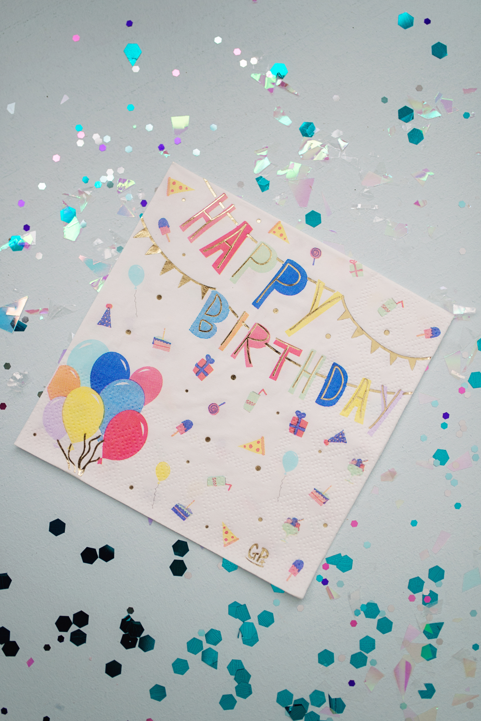 Napkins - Happy Birthday (20 pcs)