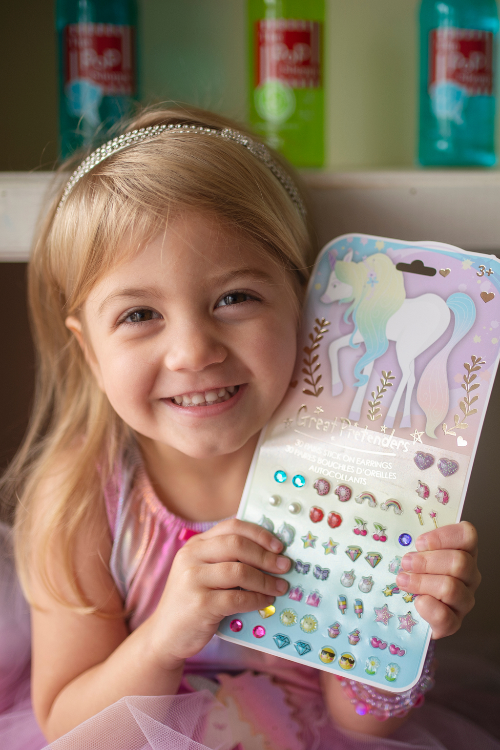 Great Pretenders Unicorn Sticker Earrings - Athens Parent Wellbeing +  ReBlossom Parent & Child Shop