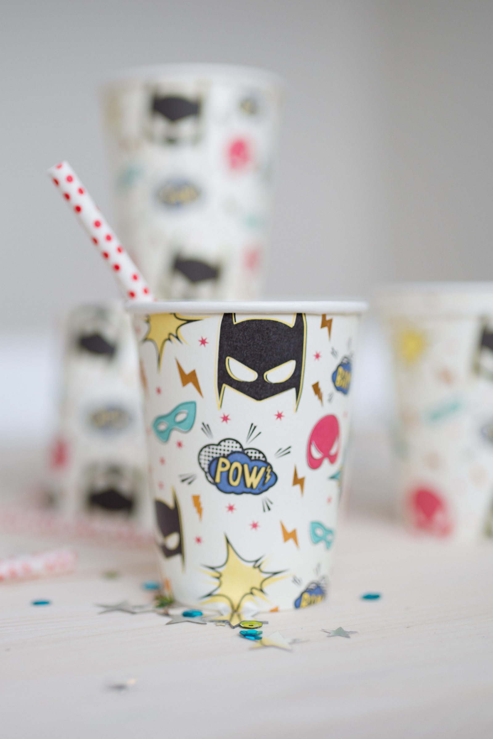 Cups - Party - Superhero (8 pcs)