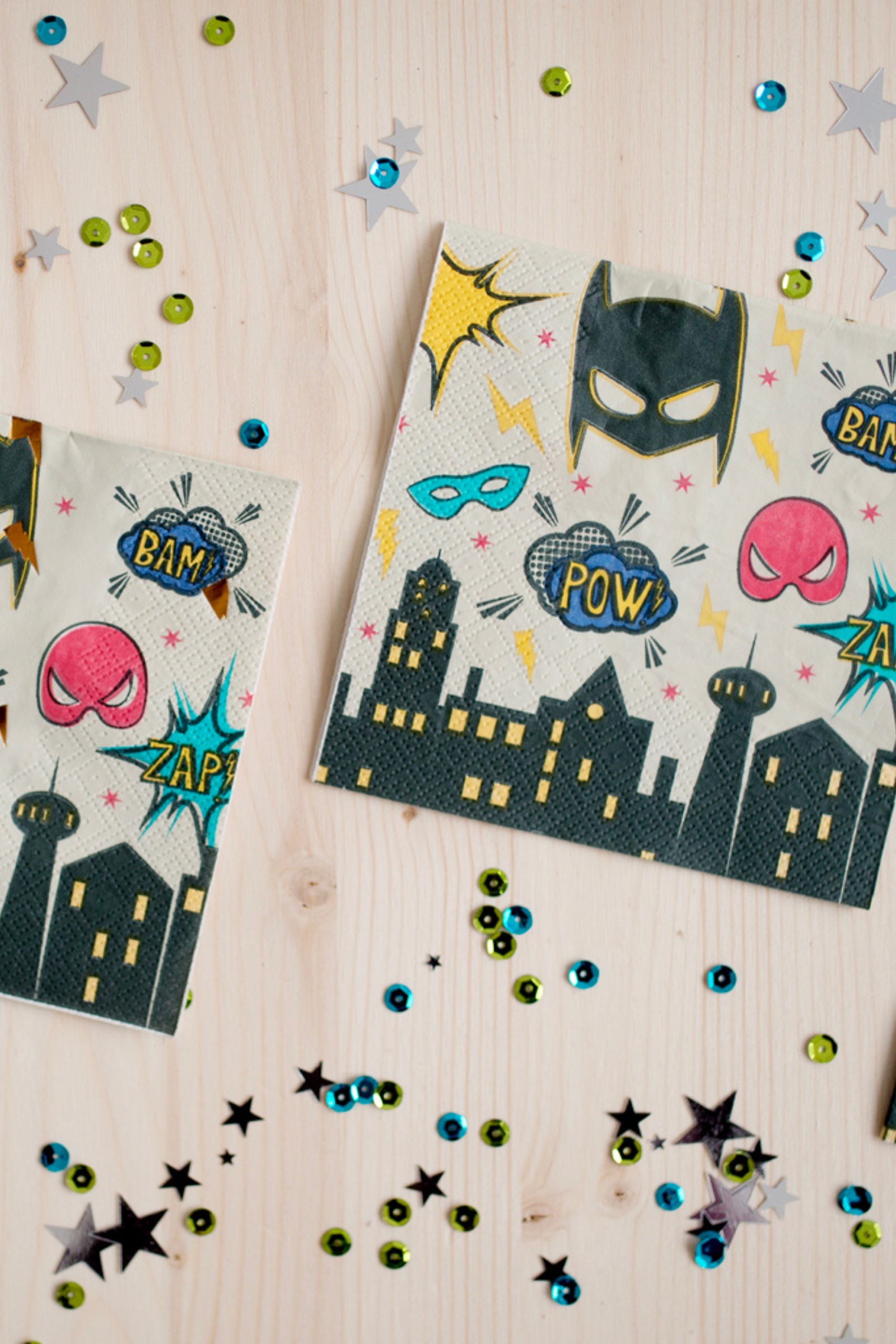 Napkins - Party - Superhero Square