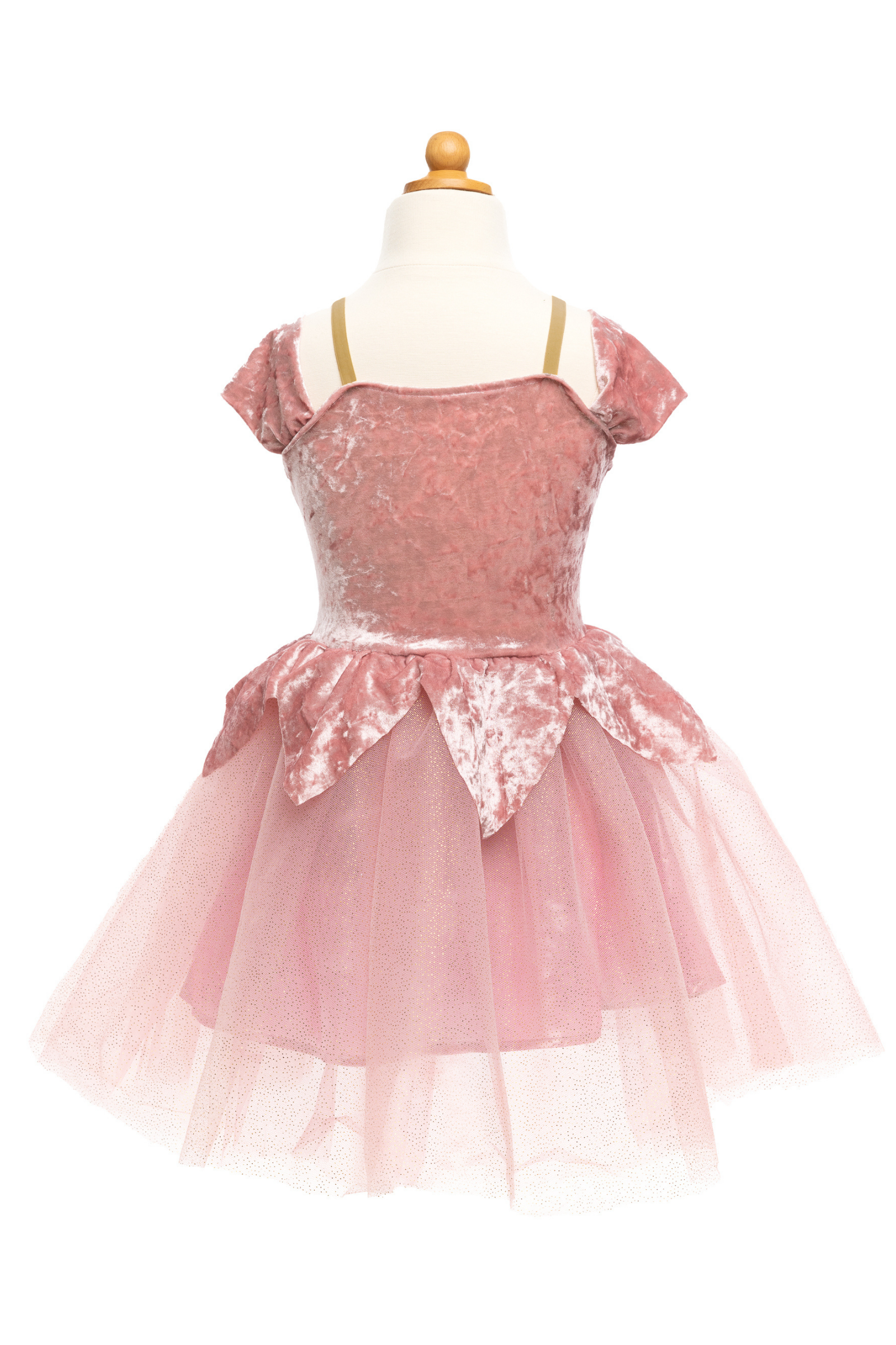 Dusty Rose Holiday Ballerina Dress