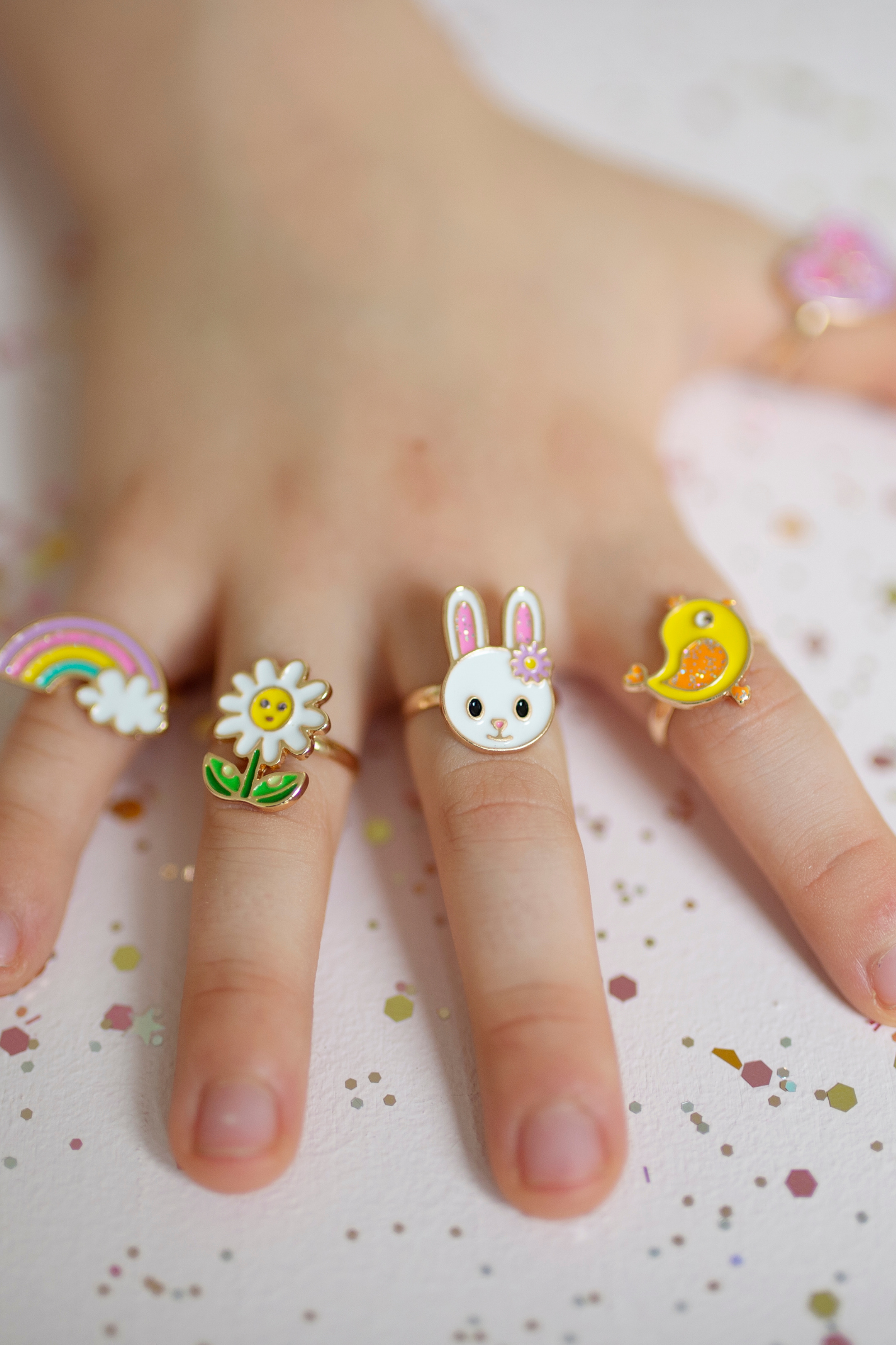 Spring Ring Bunny Set