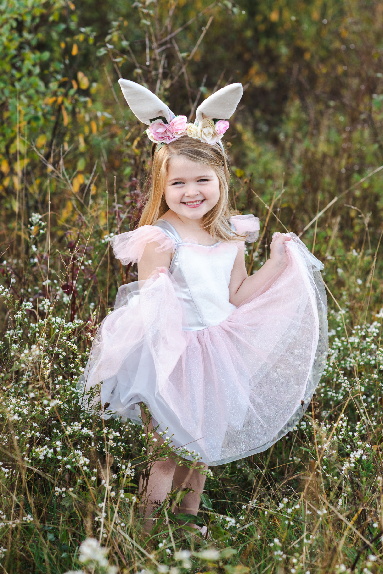 Woodland Bunny Dress & Headpiece