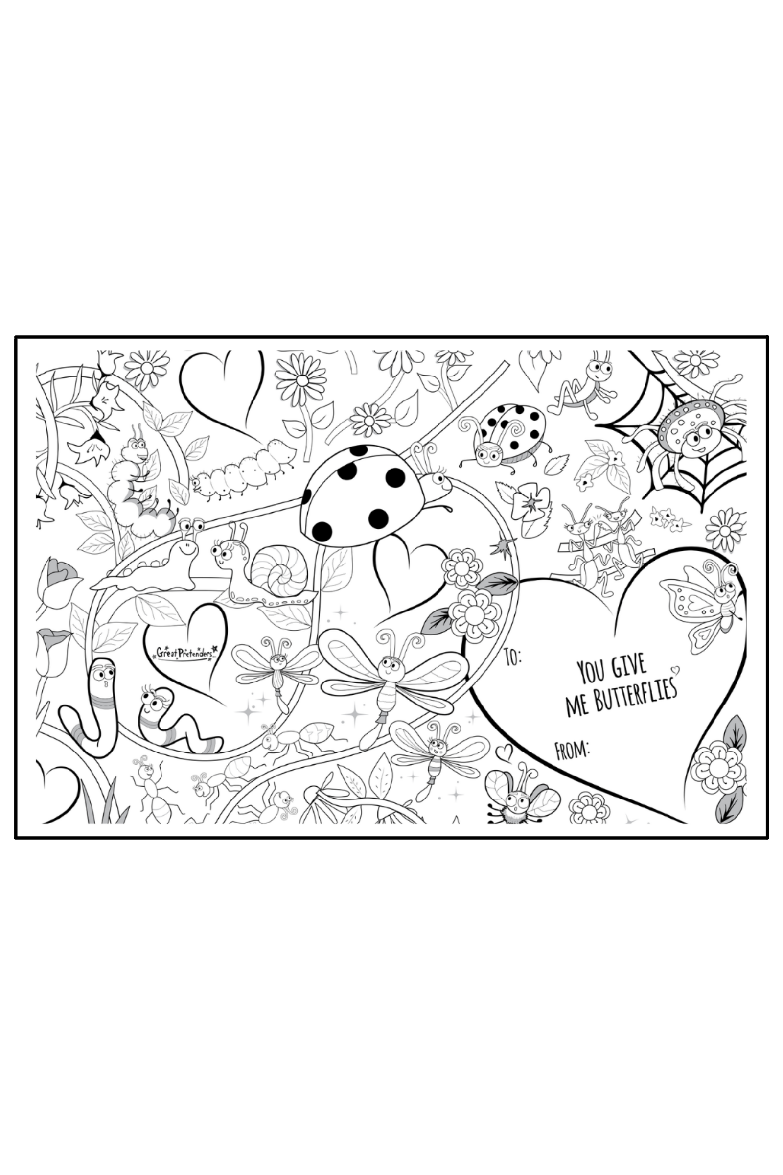 Colour-In-Valentine's Day Cards